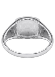 Mens Silver Onyx Signet Ring | Appx 5.3 Grams