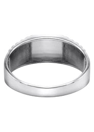Mens Silver Onyx Ring | Appx 3.9 Grams