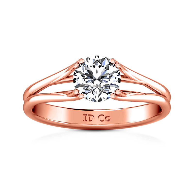 Solitaire Diamond Engagement Ring Adagio 14K Rose Gold
