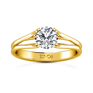 Solitaire Diamond Engagement Ring Adagio 14K Yellow Gold