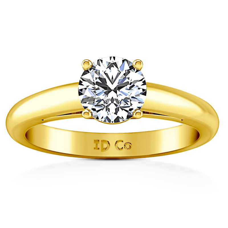 Solitaire Diamond Engagement Ring Avant 14K Yellow Gold