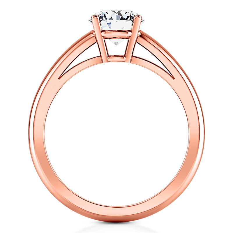 Solitaire Diamond Engagement Ring Avant 14K Rose Gold