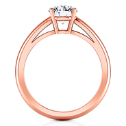 Solitaire Diamond Engagement Ring Avant 14K Rose Gold