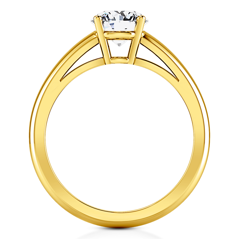 Solitaire Diamond Engagement Ring Avant 14K Yellow Gold