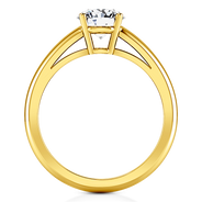 Solitaire Diamond Engagement Ring Avant 14K Yellow Gold
