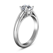 Round Diamond Solitaire Engagement Ring Avant 14K White Gold