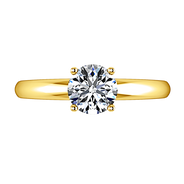 Solitaire Diamond Engagement Ring Avant 14K Yellow Gold