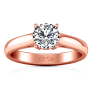 Solitaire Diamond Engagement Ring Chiara 14K Rose Gold