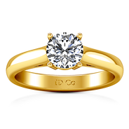 Solitaire Diamond Engagement Ring Chiara 14K Yellow Gold