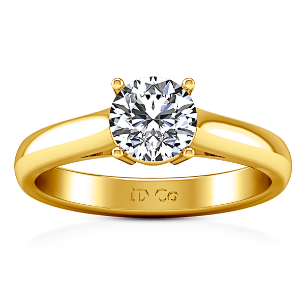 Solitaire Diamond Engagement Ring Chiara 14K Yellow Gold