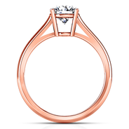 Solitaire Diamond Engagement Ring Chiara 14K Rose Gold