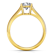 Solitaire Diamond Engagement Ring Chiara 14K Yellow Gold