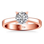 Solitaire Diamond Engagement Ring Icon 14K Rose Gold