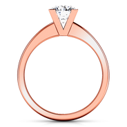 Solitaire Diamond Engagement Ring Icon 14K Rose Gold