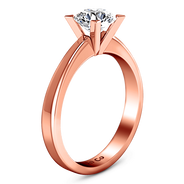 Solitaire Diamond Engagement Ring Icon 14K Rose Gold