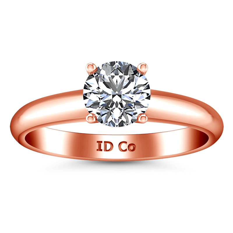Solitaire Diamond Engagement Ring Carys 14K Rose Gold