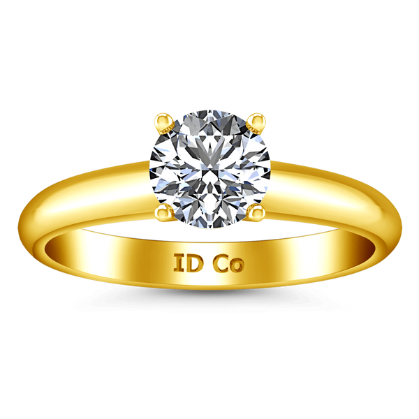 Solitaire Diamond Engagement Ring Carys 14K Yellow Gold