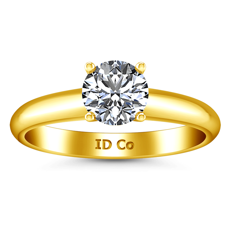 Solitaire Diamond Engagement Ring Carys 14K Yellow Gold