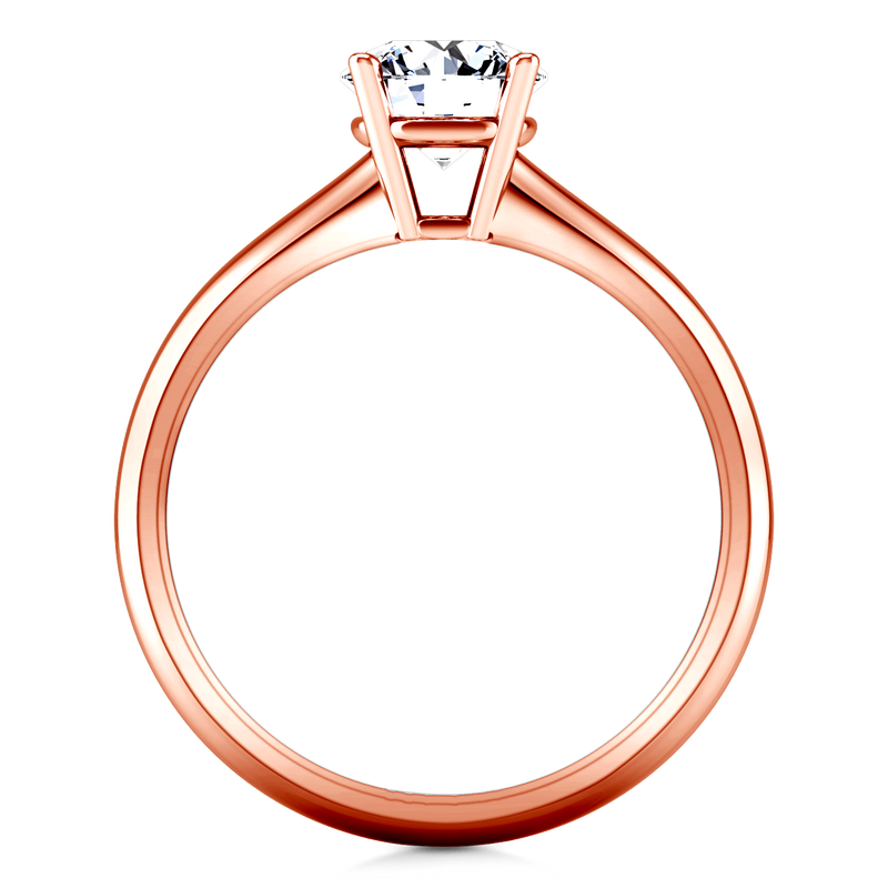 Solitaire Diamond Engagement Ring Carys 14K Rose Gold