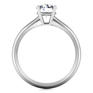 Round Diamond Solitaire Engagement Ring Carys 14K White Gold