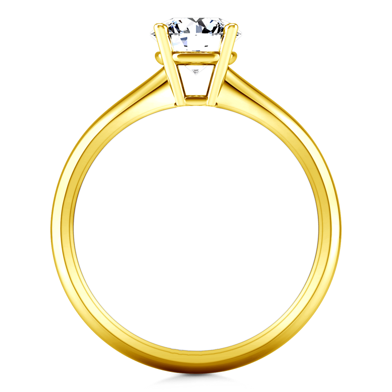 Solitaire Diamond Engagement Ring Carys 14K Yellow Gold