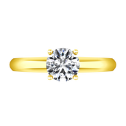 Solitaire Diamond Engagement Ring Carys 14K Yellow Gold
