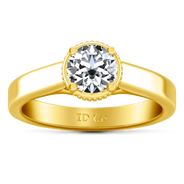 Solitaire Diamond Engagement Ring Carina  14K Yellow Gold