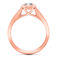 Solitaire Diamond Engagement Ring Carina  14K Rose Gold