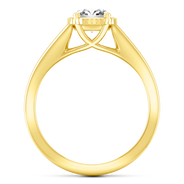 Solitaire Diamond Engagement Ring Carina  14K Yellow Gold