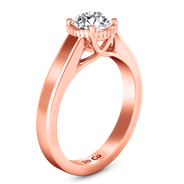 Solitaire Diamond Engagement Ring Carina  14K Rose Gold