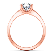 Solitaire Diamond Engagement Ring Amira 14K Rose Gold