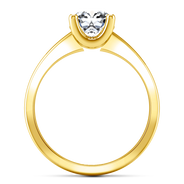 Solitaire Diamond Engagement Ring Amira 14K Yellow Gold