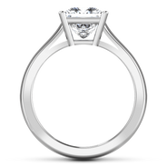 Solitaire Princess Cut Diamond Engagement Ring Angie 14K White Gold