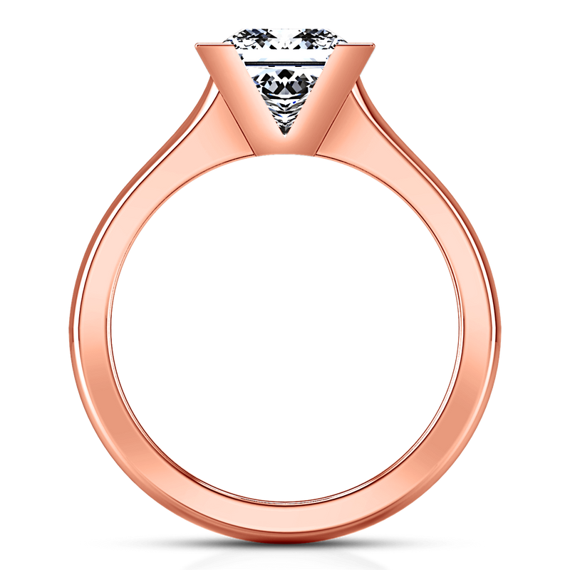 Solitaire Diamond Engagement Ring Jenny 14K Rose Gold