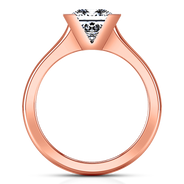 Solitaire Diamond Engagement Ring Jenny 14K Rose Gold