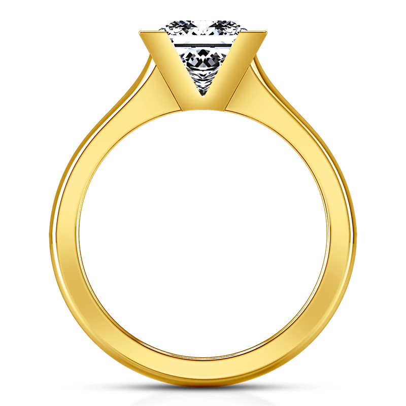 Solitaire Diamond Engagement Ring Jenny 14K Yellow Gold