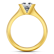 Solitaire Diamond Engagement Ring Jenny 14K Yellow Gold