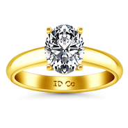 Solitaire Diamond Engagement Ring Daniela 14K Yellow Gold