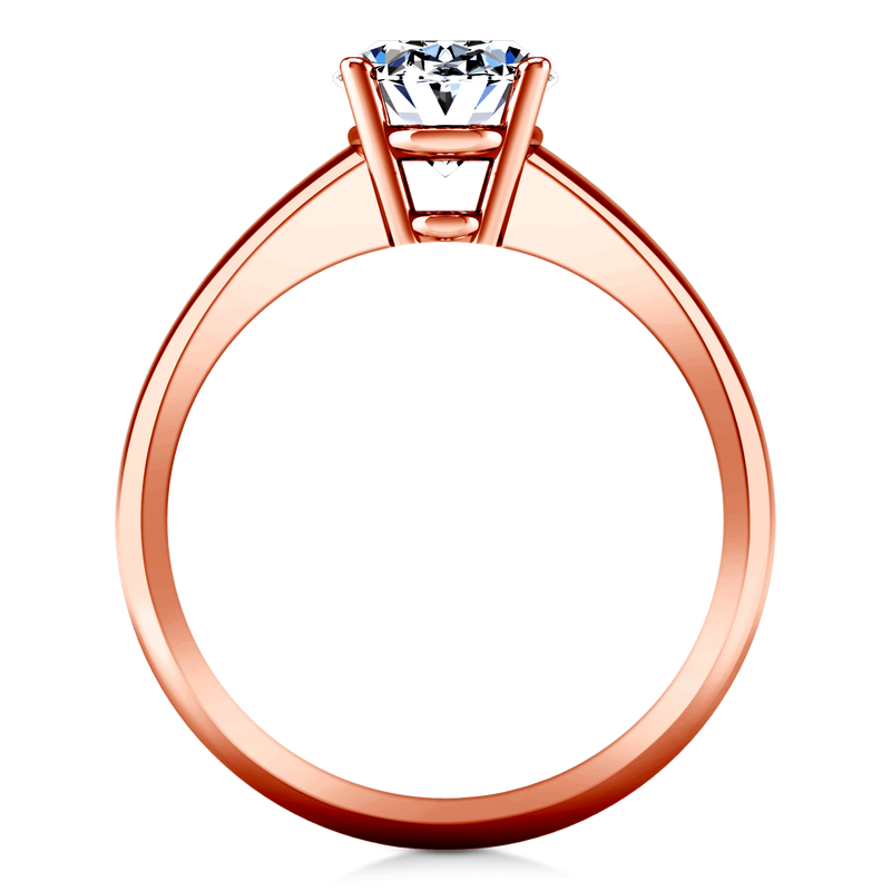 Solitaire Diamond Engagement Ring Daniela 14K Rose Gold