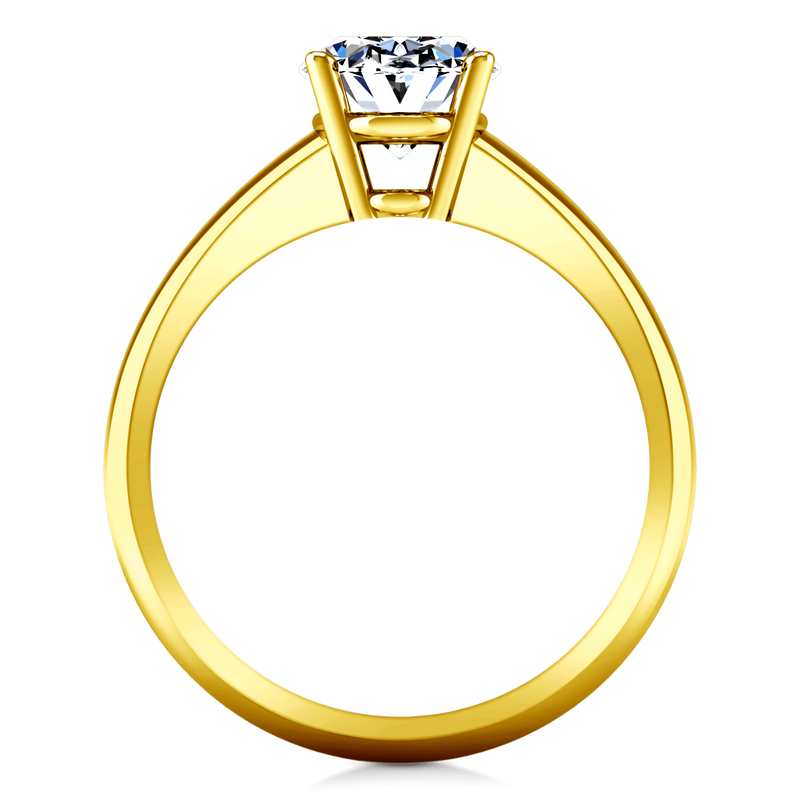 Solitaire Diamond Engagement Ring Daniela 14K Yellow Gold