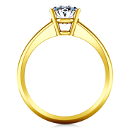 Solitaire Diamond Engagement Ring Daniela 14K Yellow Gold