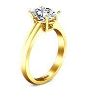 Solitaire Diamond Engagement Ring Daniela 14K Yellow Gold
