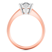 Solitaire Diamond Engagement Ring Hillary 14K Rose Gold