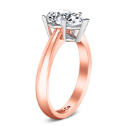 Solitaire Diamond Engagement Ring Hillary 14K Rose Gold