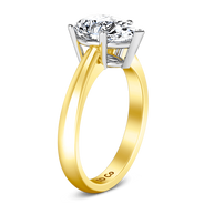 Solitaire Diamond Engagement Ring Hillary 14K Yellow Gold