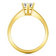 Solitaire Diamond Engagement Ring Scarlet 14K Yellow Gold