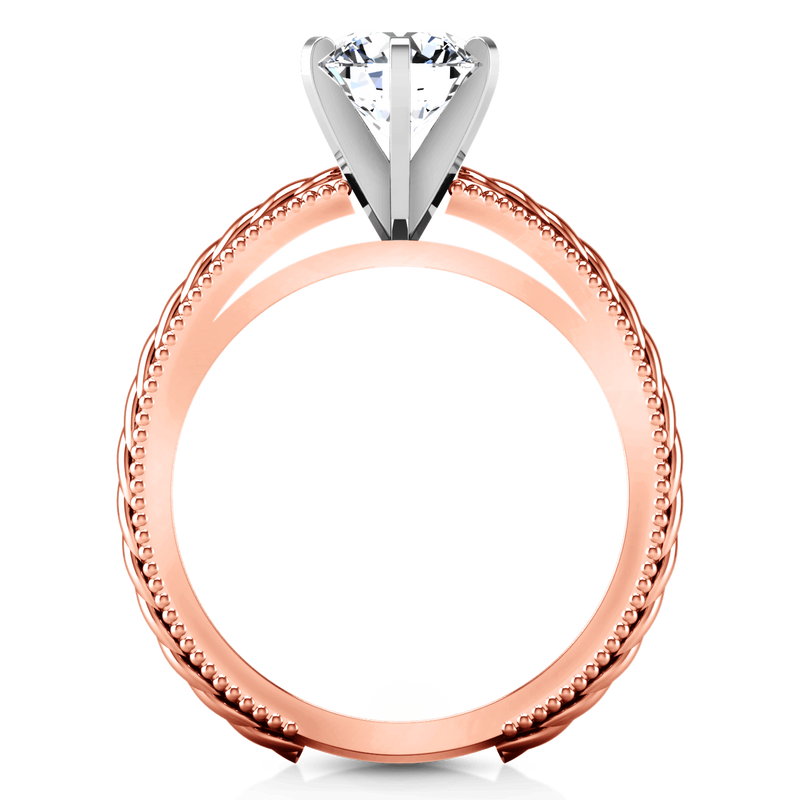 Solitaire Diamond Engagement Ring Janet 14K Rose Gold