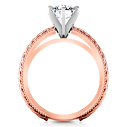 Solitaire Diamond Engagement Ring Janet 14K Rose Gold