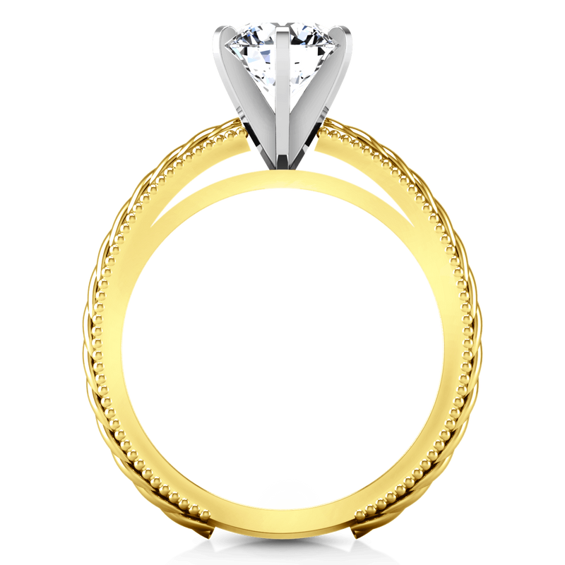 Solitaire Diamond Engagement Ring Janet 14K Yellow Gold
