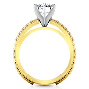 Solitaire Diamond Engagement Ring Janet 14K Yellow Gold